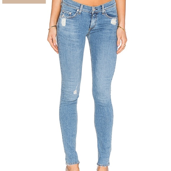rag & bone Denim - Rag & Bone Skinny Raw Hem Jeans in Everton sz 31